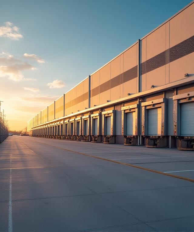Modern warehouse facility at Menards Blvd